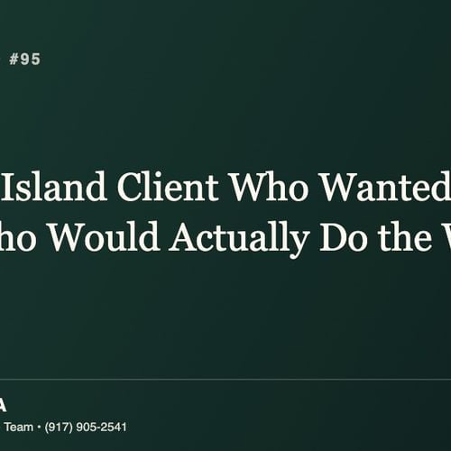 Sold Stories #95: A Staten Island Client Who Wanted an Agent Who Would Actually Do the Work