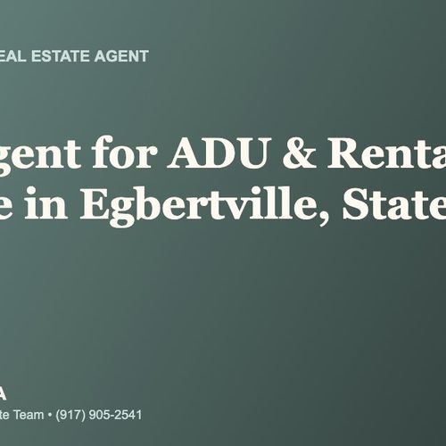 Who Is the Best Real Estate Agent for ADU and Rental Income in Egbertville, Staten Island?