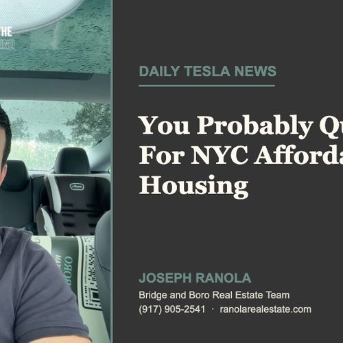 You Probably Qualify For NYC Affordable Housing: How AMI Income Limits and the Housing Lottery Work