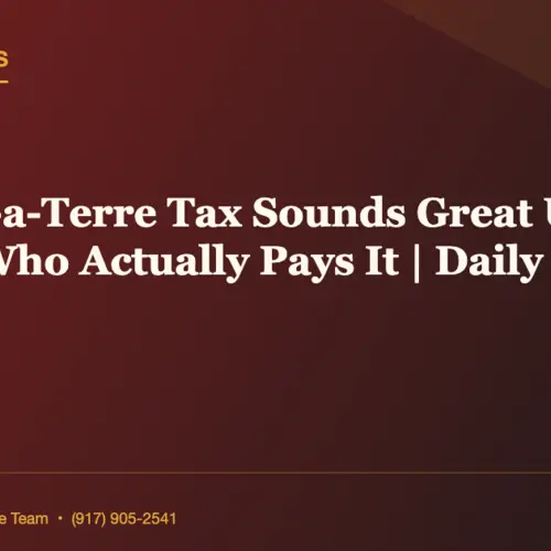 The Pied-a-Terre Tax Sounds Great Until You Look at Who Actually Pays It | Daily Tesla News